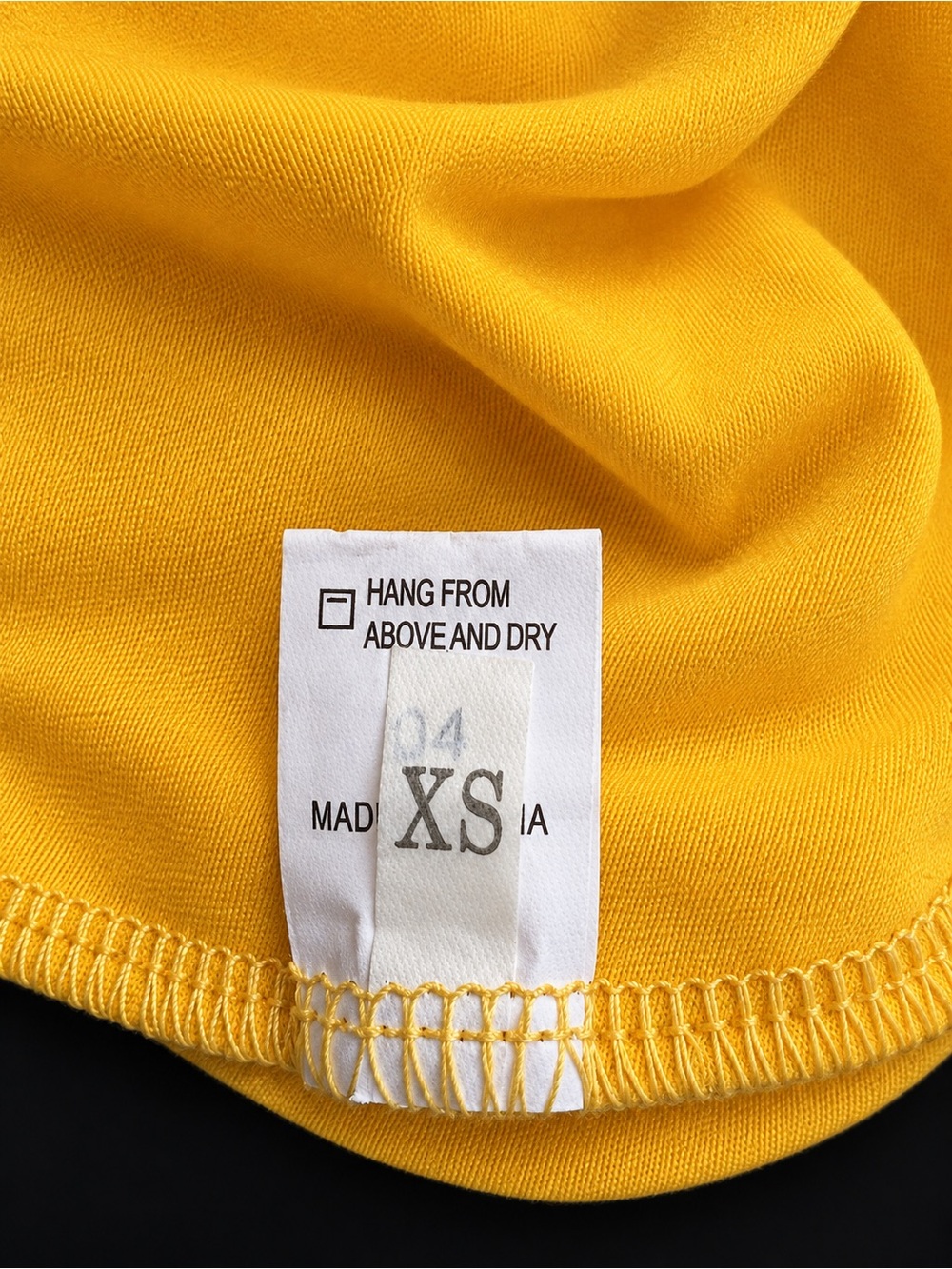 Yellow Ruffle Strapless Mini Dress - Picture 3 of 3
